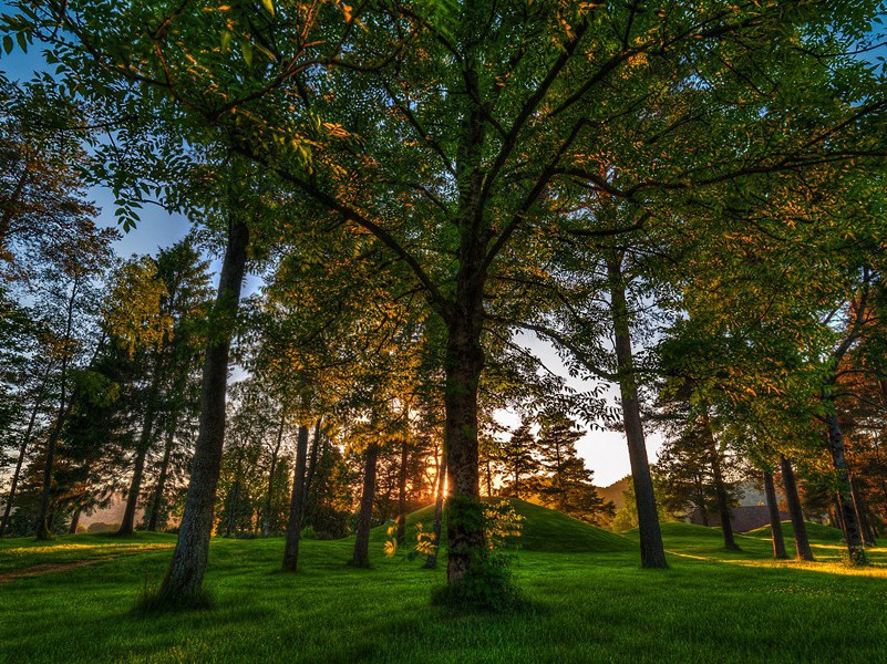 不同的虞姬墓地-古墓地神奇魔力